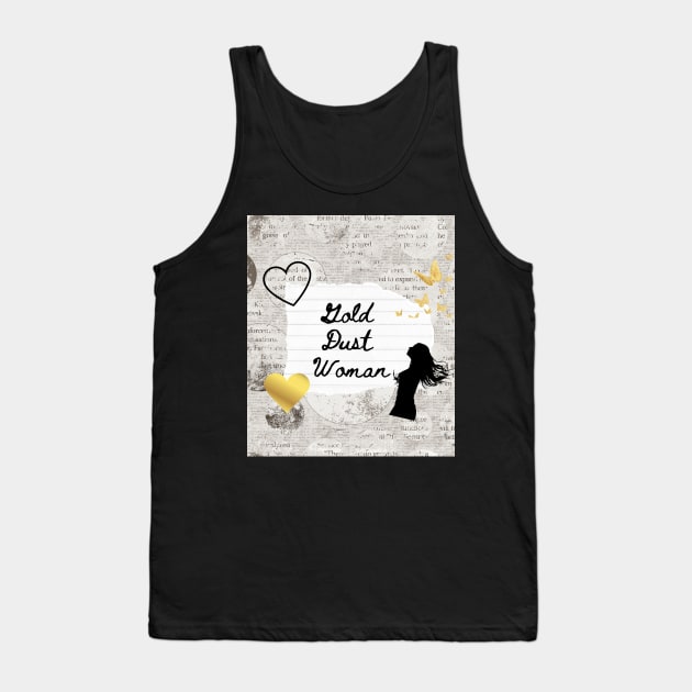 Gold Dust Woman Tank Top by madiwestdal